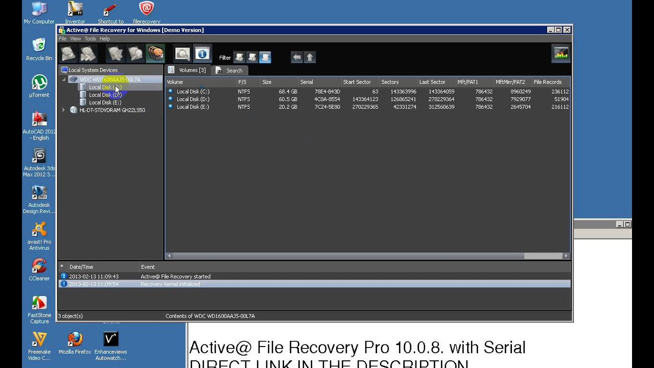 Active file recovery 7.5.1 keygen free download